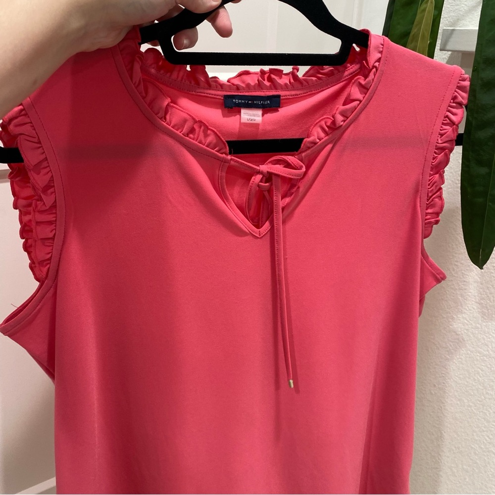 Pink Tommy Hilfiger tank top size L